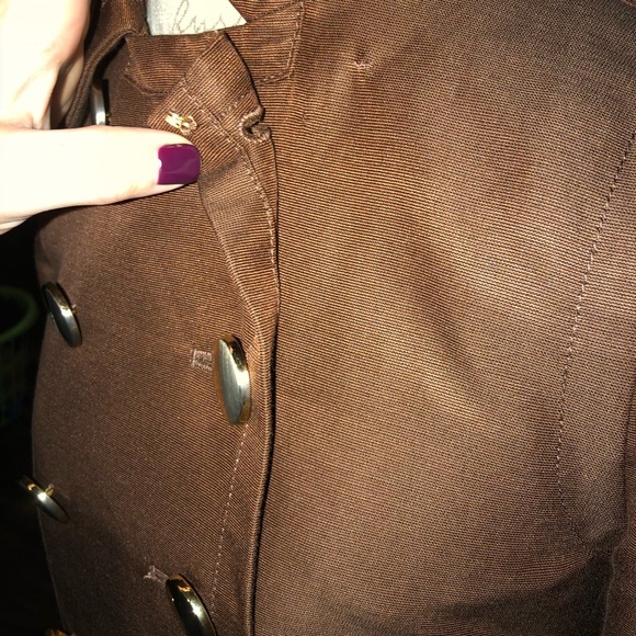 Marc Jacobs Brown Pea Coat - Picture 4 of 8
